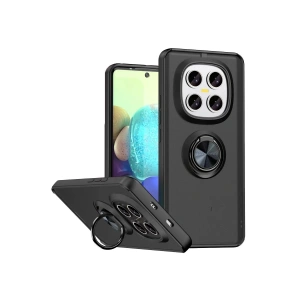 Mey İthalat®   Redmi Note 15 4G Montreal Yüzüklü Silikon Kapak - Siyah