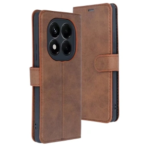 Mey İthalat®   Redmi Note 15 Pro 4G Trend S Plus Kapaklı Kılıf - Taba