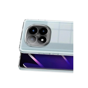 Mey İthalat®   Redmi Note 15 Pro Plus 5G Lüx Şeffaf Silikon - Şeffaf