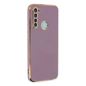 Mey İthalat®   Redmi Note 8 Kılıf Volet Silikon - Mor