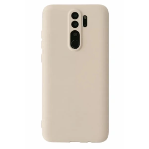Mey İthalat®   Redmi Note 8 Pro Kılıf First Silikon - Krem