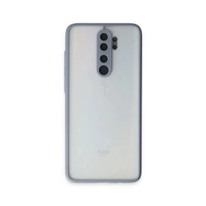 Mey İthalat®   Redmi Note 8 Pro Kılıf Montreal Silikon Kapak - Gri
