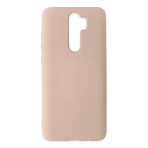 Mey İthalat®   Redmi Note 8 Pro Kılıf Nano içi Kadife Silikon - Pudra