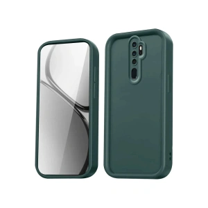 Mey İthalat®   Redmi Note 8 Pro Kılıf Viera Silikon - Koyu Yeşil