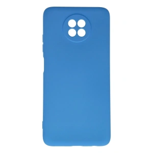 Mey İthalat® Redmi Note 9 5G Kılıf Nano içi Kadife Silikon - Mavi