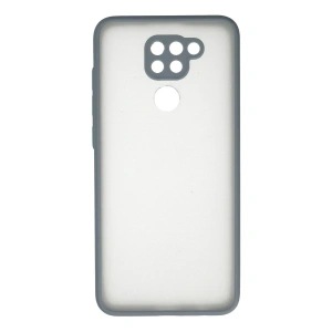 Mey İthalat®   Redmi Note 9 Kılıf Montreal Silikon Kapak - Gri
