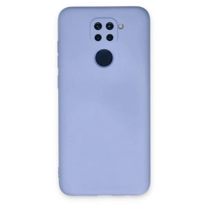 Mey İthalat®   Redmi Note 9 Kılıf Nano içi Kadife Silikon - Lila