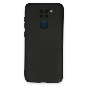 Mey İthalat®   Redmi Note 9 Kılıf Nano içi Kadife Silikon - Siyah