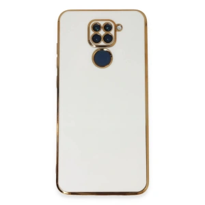 Mey İthalat®   Redmi Note 9 Kılıf Volet Silikon - Beyaz