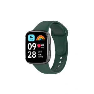 Mey İthalat®   Redmi Watch 3 Active Klasik Kordon - Haki Yeşil