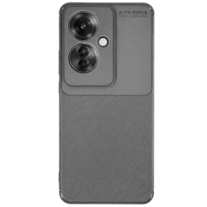 Mey İthalat®   Reno 11F Kılıf Auto Focus Karbon Kapak - Gri