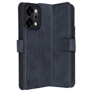 Mey İthalat®   Reno 14 Trend S Plus Kapaklı Kılıf - Lacivert