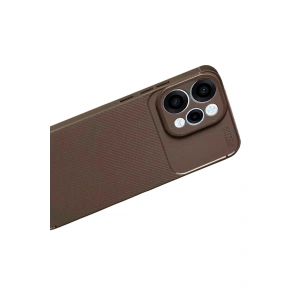 Mey İthalat®   Reno 15 Auto Focus Karbon Kapak - Kahverengi