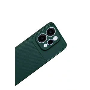 Mey İthalat®   Reno 15 Auto Focus Karbon Kapak - Koyu Yeşil