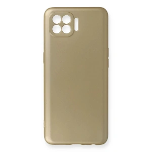 Mey İthalat®   Reno 4 Lite Kılıf First Silikon - Gold