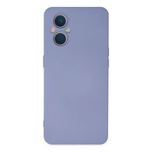 Mey İthalat®   Reno 7 Lite Kılıf Nano içi Kadife Silikon - Lila