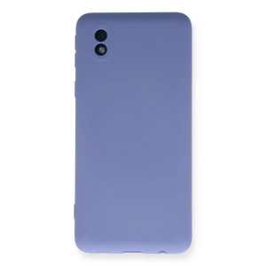 Mey İthalat®  Samsung Galaxy A01 Core Kılıf Nano içi Kadife Silikon - Lila