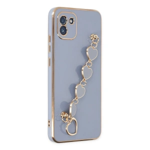 Mey İthalat®  Samsung Galaxy A03 Kılıf Esila Silikon - Gri