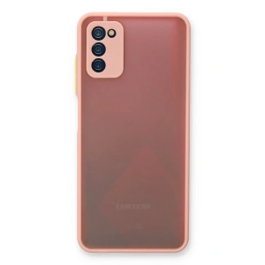 Mey İthalat®  Samsung Galaxy A03S Kılıf Montreal Silikon Kapak - Pembe