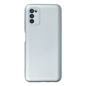 Mey İthalat®  Samsung Galaxy A03S Kılıf Nano içi Kadife Silikon - Sky Blue