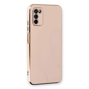 Mey İthalat® Samsung Galaxy A03S Kılıf Volet Silikon - Pembe