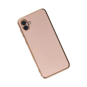 Mey İthalat®  Samsung Galaxy A04 Kılıf Volet Silikon - Pembe