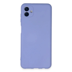 Mey İthalat®  Samsung Galaxy A04E Kılıf Nano içi Kadife Silikon - Lila