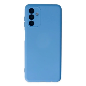 Mey İthalat®  Samsung Galaxy A04S Kılıf Nano içi Kadife Silikon - Mavi
