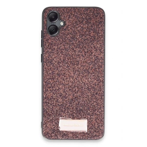 Mey İthalat®  Samsung Galaxy A05 Bright Simli Kapak - Derin Mor