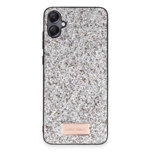 Mey İthalat®  Samsung Galaxy A05 Bright Simli Kapak - Gümüş