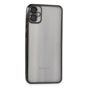 Mey İthalat® Samsung Galaxy A05 Kılıf Lensli Silikon - Siyah
