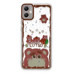 Mey İthalat®  Samsung Galaxy A05 Kılıf Sweet Desenli Silikon Kapak - Pembe