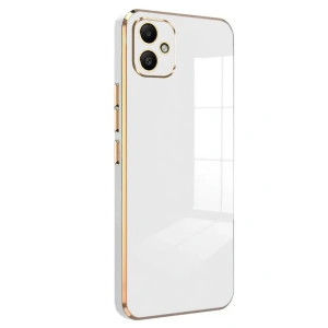 Mey İthalat®  Samsung Galaxy A05 Kılıf Volet Silikon - Beyaz