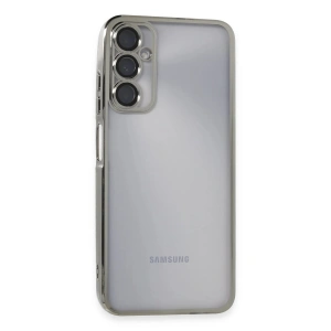 Mey İthalat® Samsung Galaxy A05S Kılıf Lensli Silikon - Gümüş