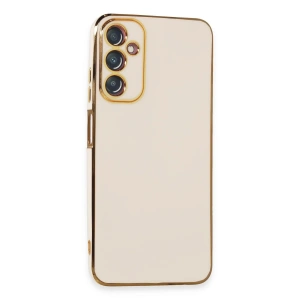 Mey İthalat®  Samsung Galaxy A05S Kılıf Volet Silikon - Beyaz