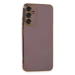 Mey İthalat®  Samsung Galaxy A05S Kılıf Volet Silikon - Mor