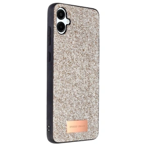 Mey İthalat®  Samsung Galaxy A06 Bright Simli Kapak - Gold