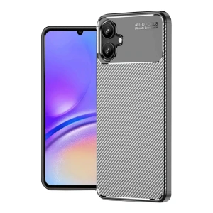 Mey İthalat®  Samsung Galaxy A06 Kılıf Auto Focus Karbon Kapak - Gri