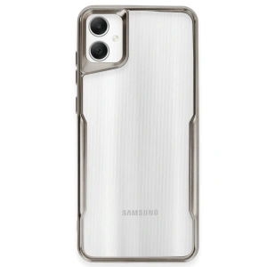 Mey İthalat®  Samsung Galaxy A06 Kılıf Boyi Silikon Kapak - Titan Gri