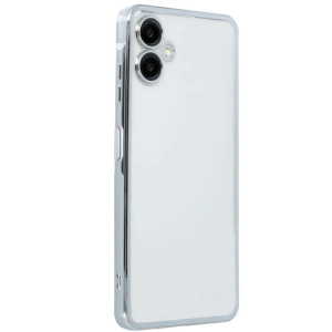 Mey İthalat®  Samsung Galaxy A06 Kılıf  Lensli Silikon - Gümüş