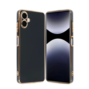 Mey İthalat®  Samsung Galaxy A06 Kılıf Volet Silikon - Siyah