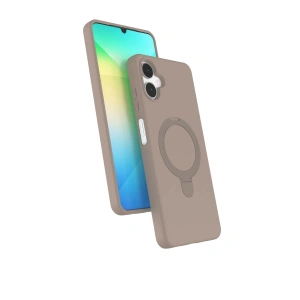 Mey İthalat®  Samsung Galaxy A06 Regal Magsafe Standlı Kapak - Çöl Titanyum