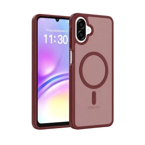 Mey İthalat®  Samsung Galaxy A07 4G Jota Magsafe Kapak - Bordo