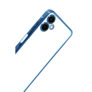 Mey İthalat®  Samsung Galaxy A07 4G  Lensli Silikon - Açık Mavi