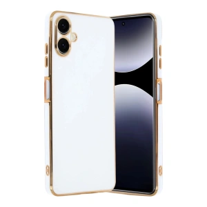 Mey İthalat®  Samsung Galaxy A07 4G Volet Silikon - Beyaz