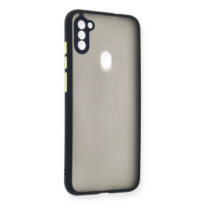 Mey İthalat®  Samsung Galaxy A11 Kılıf Montreal Silikon Kapak - Lacivert
