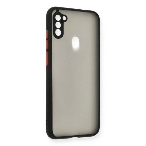 Mey İthalat®  Samsung Galaxy A11 Kılıf Montreal Silikon Kapak - Siyah