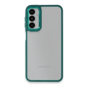 Mey İthalat®  Samsung Galaxy A14 4G Kılıf Dora Kapak - Haki Yeşil