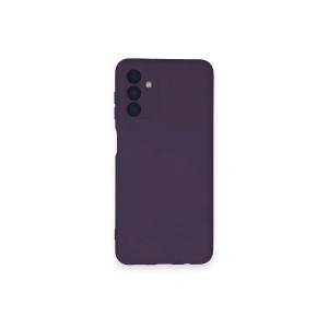 Mey İthalat®  Samsung Galaxy A14 4G Kılıf Nano içi Kadife Silikon - Mor