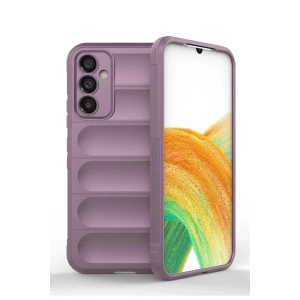 Mey İthalat®  Samsung Galaxy A15 4G Kılıf Optimum Silikon - Mor